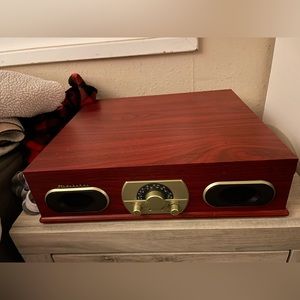 Vintage record player